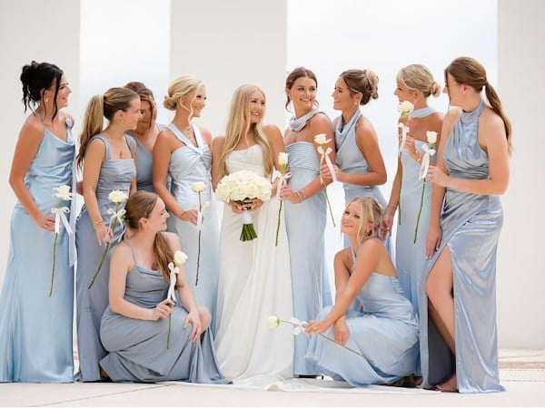 Ideas con “algo azul” para tu recepción de boda