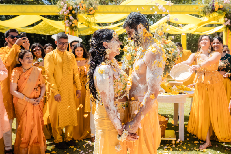 Lehenga Choli Haldi Function Bride Dress Haldi Ceremony And The Meaning  Behind This Joyful Hindu Wedding Tradition